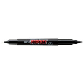 三菱鉛筆 プロッキー 極細+細字丸芯（黒） PROCKET PM120T.24
