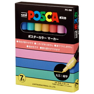 �O�H���M �|�X�J �i�`�������J���[ �׎��ېc 7�F�Z�b�g POSCA PC3M7C