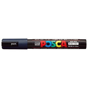 �O�H���M �|�X�J �����ېc�i�l�C�r�[�u���[�j POSCA PC5M.9