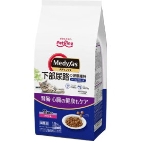 キャットフード　ドライ メディファス 11歳から チキン味 1.5kg(250g×6) ペットライン メデイフアス11サイカラチキン
