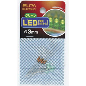 ELPA LED 3mm �O���[�� HK-LED3H(G) [HKLED3HG]