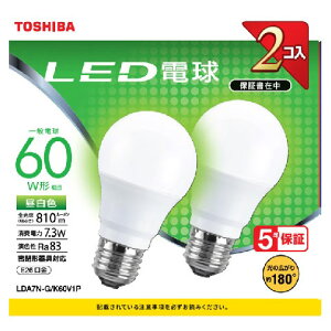  LEDd ʓd` 810lmiFjy2Zbgz LDA7N-G/K60V1P TOSHIBA [LDA7NGK60V1P]