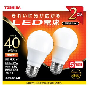  LEDd ʓd` 485lmidFjy2Zbgz LDA5L-G/40V1P TOSHIBA [LDA5LG40V1P]
