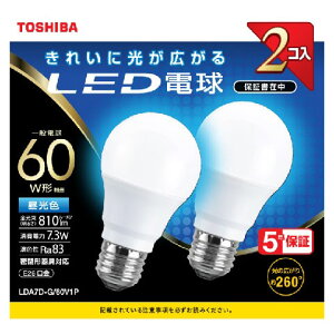 LEDd ʓd` 810lmiFjy2Zbgz LDA7D-G/60V1P TOSHIBA [LDA7DG60V1P]