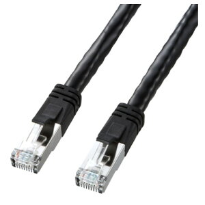 �T�����T�v���C PoE CAT6 LAN�P�[�u�� �X�^���_�[�h�i15m�E�u���b�N�j KB-T6POE-15BK