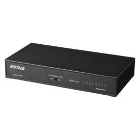 BUFFALO （バッファロー） Giga対応 8ポート スイッチングハブ（ブラック） BUFFALO LSW6-GT-8NS/BK