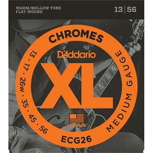 __I GLM^[iMedium .013-.056j ECG-26(DADDARIO) XL CHROMES (FLAT WOUND)