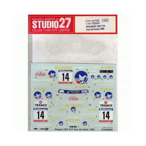 X^WI27 1/24 vW[205 T16 Tour de Corse1985 fJ[yDC709Cz fJ[