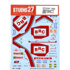 スタジオ27 1/24 フォードフィエスタ ”BRC” #203 Rally San Remo 2014 デカール【DC1084】