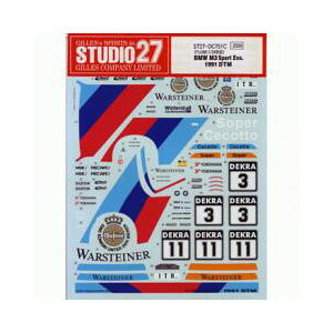 X^WI27 1/24 BMW M3 DTM1991 fJ[yDC751Cz fJ[