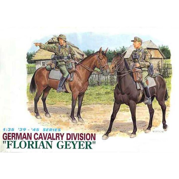 82％以上節約 1 35 WW.II ドイツ武装親衛隊 2021セール 第8騎兵師団 フロリアン ガイエル 騎兵 ドラゴンモデル 馬 フィギュア DR6046 2組みセット プラモデル