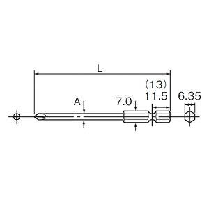 �p�i�\�j�b�N �h���C�o�[�r�b�g(+)#1×75 EZ980 Panasonic