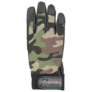 おたふく手袋 PU-WAVE (迷彩・Mサイズ) 210433K-18 手袋