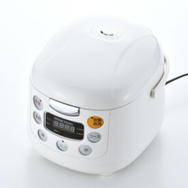 炊飯器　3.5合 SRC-35 新津興器 マイコン式炊飯ジャー（3.5合炊き）　ホワイト [SRC35]
