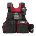 プロックス フローティングゲームベスト 大人用 フリーサイズ(ブラック/レッド) PX399KR PROX フローティングベスト