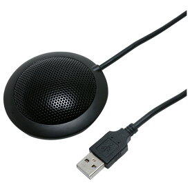MCO USBデジタルマイクロホン 平型無指向性タイプ（ブラック） UMF-03/BK