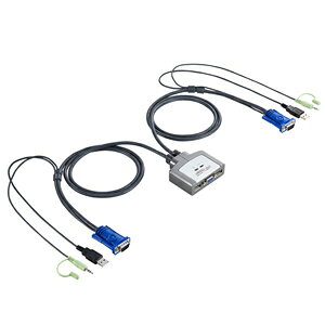 サンワサプライ パソコン自動切替器(2:1) SW-KVM2AUUN