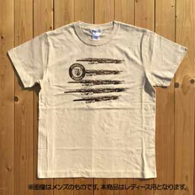 139056 VMC 阪神タイガース承認 レトロ球団旗Tシャツ（ベージュ・レディース・サイズ：S） Tigers37