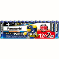 パナソニック アルカリ乾電池単4形 12本＋2本増量パック LR03NJSP/14S Panasonic EVOLTA NEO [LR03NJSP14S]