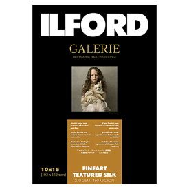 イルフォード インクジェット用紙 ファインアートテクスチャードシルク 厚手 テクスチャードマット面質 KG(102mm×152mm) 50枚 ILFORD GALERIE FineArt Textured Silk ギャラリー ファインアート マット 432601