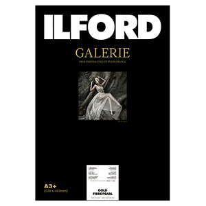 イルフォード インクジェット用紙 ゴールドファイバーパール 厚手 光沢 A3+ 25枚 ILFORD GALERIE Gold Fibre Pearl ギャラリー ファインアート バライタ 433207
