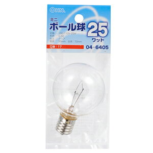 �I�[�� �~�j�{�[���� 25W LB-G5725-C(04-6405) OHM [LBG5725C046405]