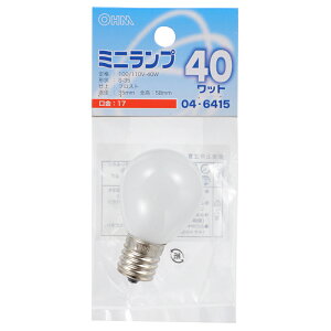 �I�[�� �~�j�����v 40W LB-S3740-F(04-6415) OHM [LBS3740F046415]