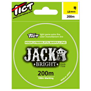 TICT WbNuCg 200m(0.3/1.4lb) WbNuCg 200m(0.3SE/1.4lb) eBNg JACK BRIGHT GXeC