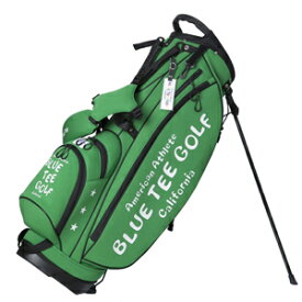 CB-003-GR ブルーティーゴルフ ストレッチスタンドキャディーバッグ（グリーン・9型・46インチ対応） BLUE TEE GOLF BTG-CB-003