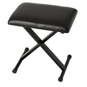 コルグ 3段階高低自在イス(ブラック) 折りたたみ可能タイプ PC-110BK KORG PIANO BENCH PC-110 BK