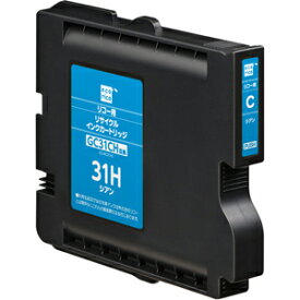 エコリカ ［リコー GC31CH 互換］リサイクルインクカートリッジ（Lサイズ/シアン） ecorica ECI-RC31HC