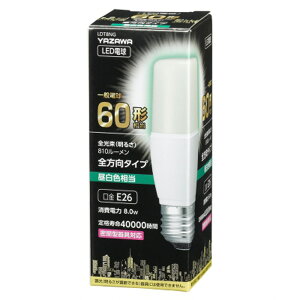 ���U�� LED�d�� T�` 880lm�i�����F����) LDT8NG(���U��) YAZAWA [LDT8NG���U��]