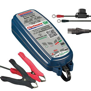 TECMATE リチウムイオンバッテリー専用充電器 Optimate Lithium 車両側ケーブル付 TM-497
