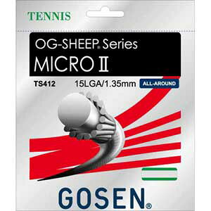 S[Z dejXpKbg@~NII 15LizCgE1.35mm×12.2mj GOS-TS412W GOSEN OG-SHEEP series MICRO II 15L