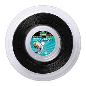 ゴーセン 硬式テニス用ガット AKプロ16(ブラック・1.31mm×240m) GOS-TS7062BK GOSEN UMISHIMA series AK PRO 16