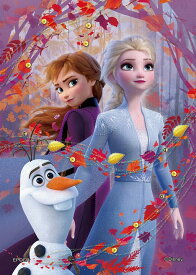 エポック社 パズルデコレーション ディズニー アナと雪の女王2 Elsa ＆ Anna（エルサ＆アナ）-autumn red- 108ピース【72-022】 ジグソーパズル 【Disneyzone】