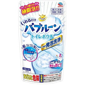 らくハピ いれるだけバブルーン トイレボウル 180g アース製薬 バブル-ントイレボウル180G