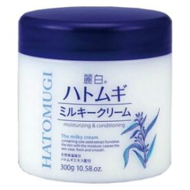 麗白　ハトムギミルキークリーム　300g 熊野油脂 レイハク ハトムギ ミルキ-クリ-ム