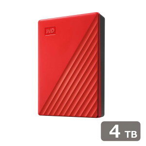 Western DigitalbEGX^fW^ USB3.0Ή |[^un[hfBXN 4TB (bh)yMy Passport2019z My Passport WDBPKJ0040BRD-JESN