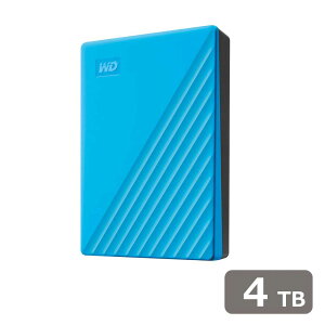 Western DigitalbEGX^fW^ USB3.0Ή |[^un[hfBXN 4TB (u[)yMy Passport2019z My Passport WDBPKJ0040BBL-JESN