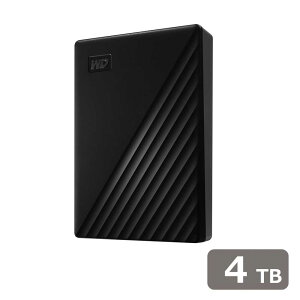 Western DigitalbEGX^fW^ USB3.0Ή |[^un[hfBXN 4TB (ubN)yMy Passport2019z My Passport WDBPKJ0040BBK-JESN