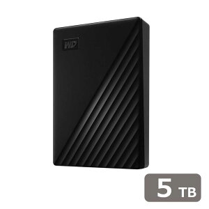 Western DigitalbEGX^fW^ USB3.0Ή |[^un[hfBXN 5TB (ubN)yMy Passport2019z My Passport WDBPKJ0050BBK-JESN