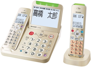 JD-AT95CL シャープ デジタルコードレス電話機 JDAT95CL 爆売り 商い 受信子機+子機1台 ゴールド系