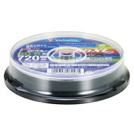 バーベイタム 4倍速対応BD-R XL 10枚パック100GB ホワイト プリンタブル VBR520YP10SV2 Verbatim