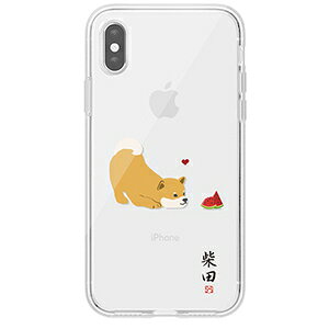 abbi iPhone XS/X�p ABBI FRIENDS ���΂�����N���A�P�[�X�i�X�C�J�j ABF14551I58