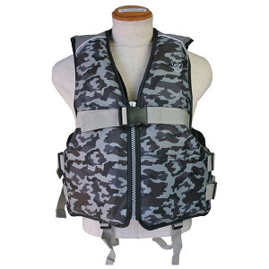 ファインジャパン 簡易型フローティングベスト フリーサイズ(カモ) FV-6127-カモ FINE JAPAN