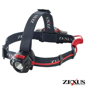 ZX-R370 ゼクサス 充電式LEDヘッドライト 830ルーメン 安い 激安 プチプラ 高品質 セールSALE％OFF ZEXUS ブラック ZXR370
