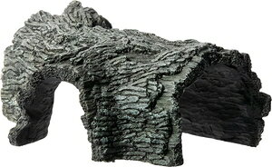 水槽用かざり 丸太のトンネル 水景 小型魚のシェルター トンネル流木 バーク S スドー トンネルリユウボクバ-クS