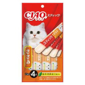 猫用おやつ チャオ スティック ささみ 15g×4本 CIAO いなばペットフード Cステイツクササミ15G4ホン