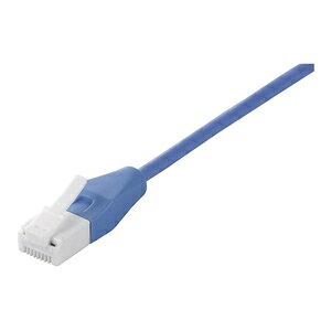 �o�b�t�@���[ �J�e�S��6 �c���̐܂�Ȃ�LAN�P�[�u�� �X���� �X�g���[�g 20m�i�u���[�j BUFFALO BSLS6SU200BL2